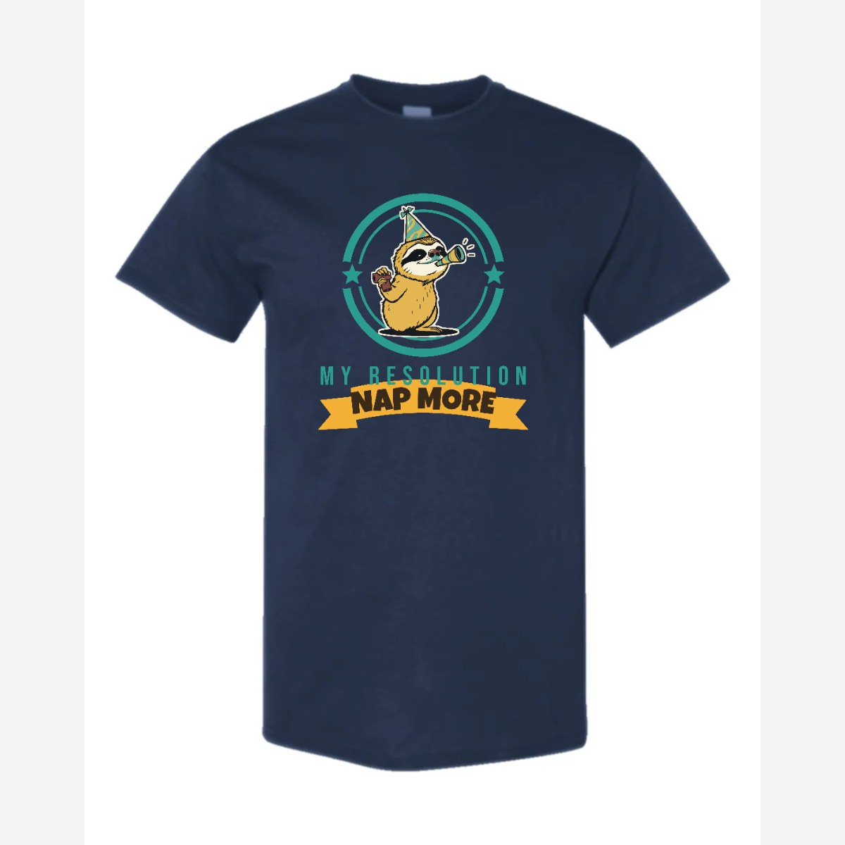 My Resolution: Nap More — Classic Tee / Navy