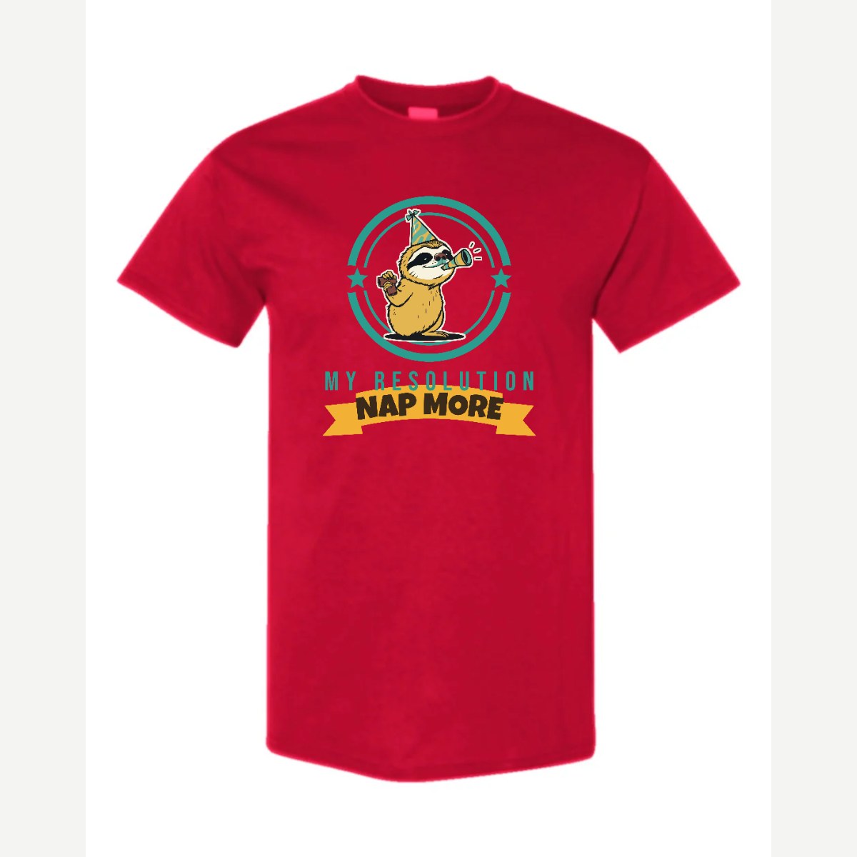 My Resolution: Nap More — Classic Tee / Red