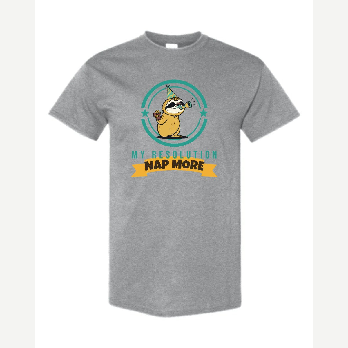 My Resolution: Nap More — Classic Tee / Sport Grey