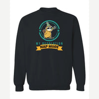 My Resolution: Nap More — Crewneck Sweatshirt / Black