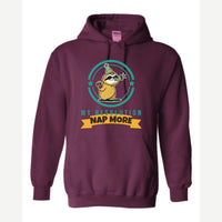 My Resolution: Nap More — Hoodie / Maroon