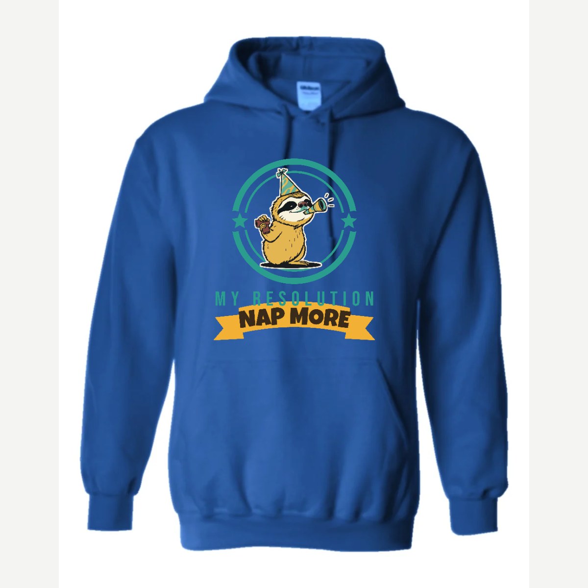 My Resolution: Nap More — Hoodie / Royal
