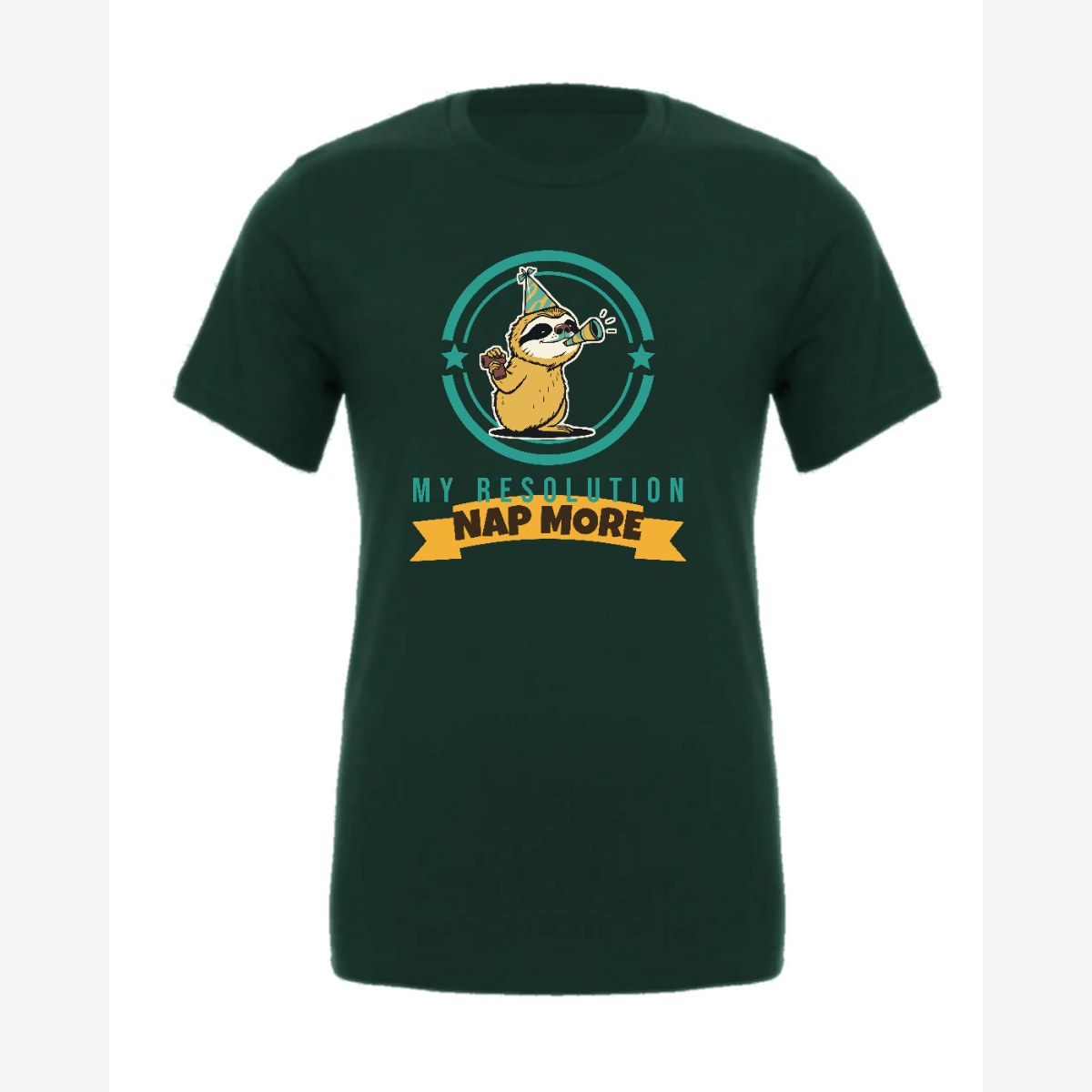 My Resolution: Nap More — Premium Tee / Forest