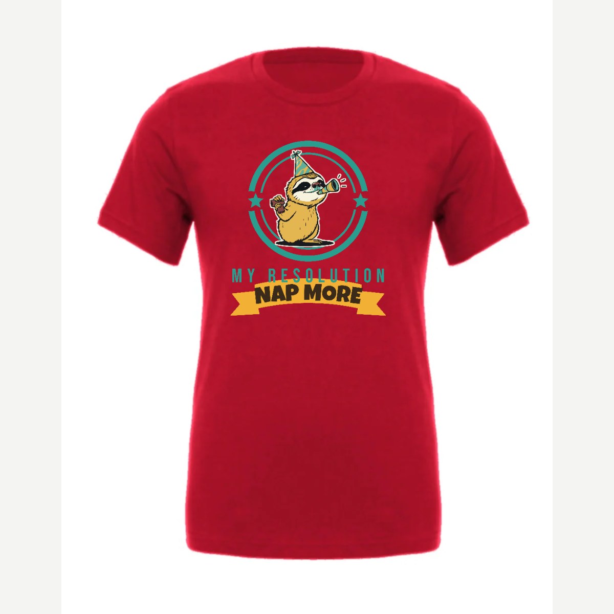 My Resolution: Nap More — Premium Tee / Red