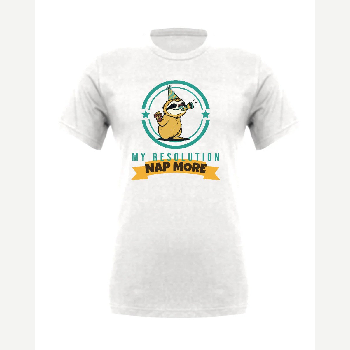 My Resolution: Nap More — Premium Tee / White
