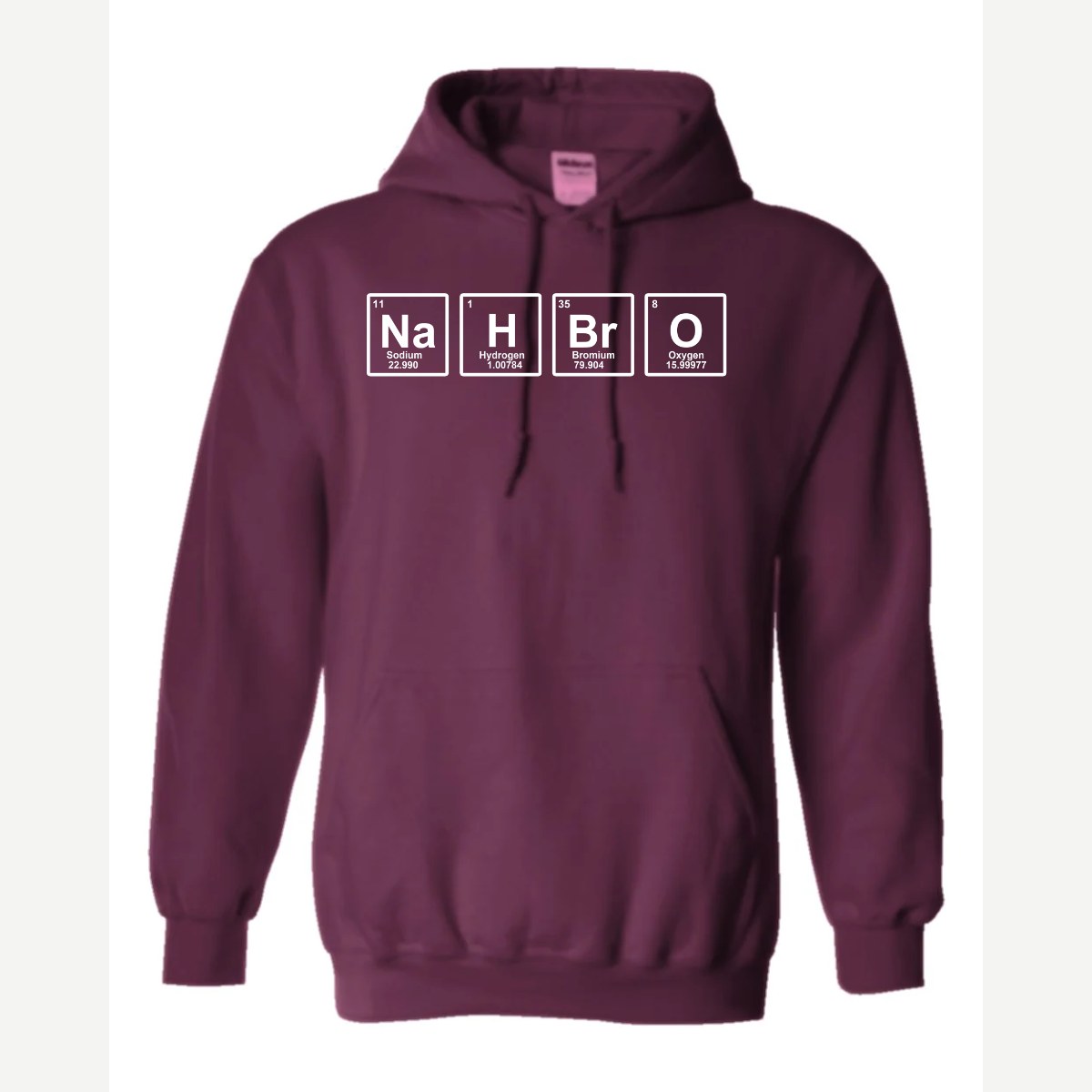 NahBro Elements — Hoodie / Maroon
