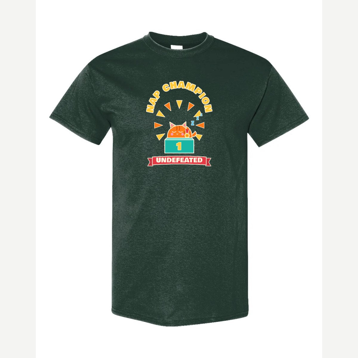Nap Champion — Classic Tee / Forest Green