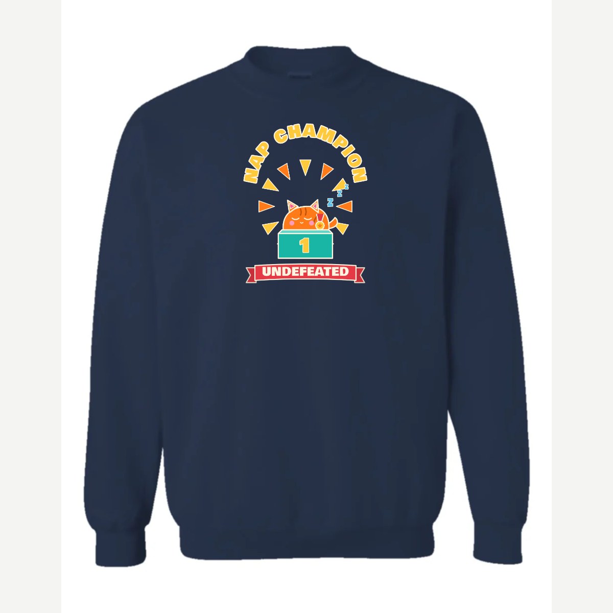 Nap Champion — Crewneck Sweatshirt / Navy