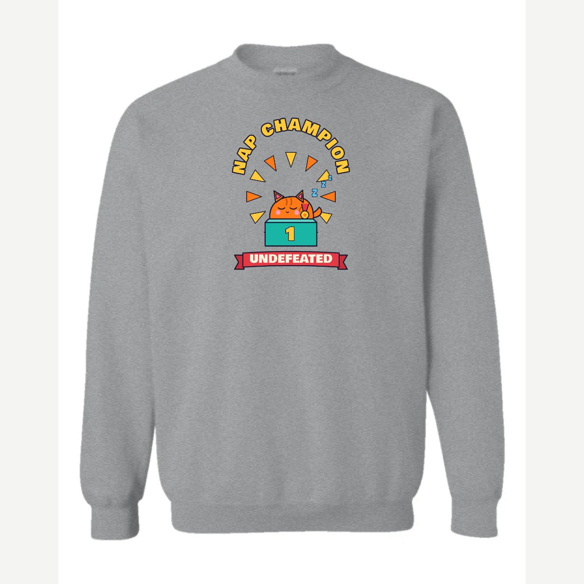 Nap Champion — Crewneck Sweatshirt / Sport Grey
