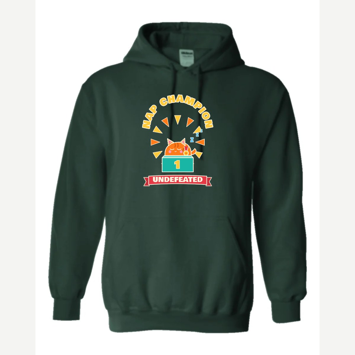 Nap Champion — Hoodie / Forest Green