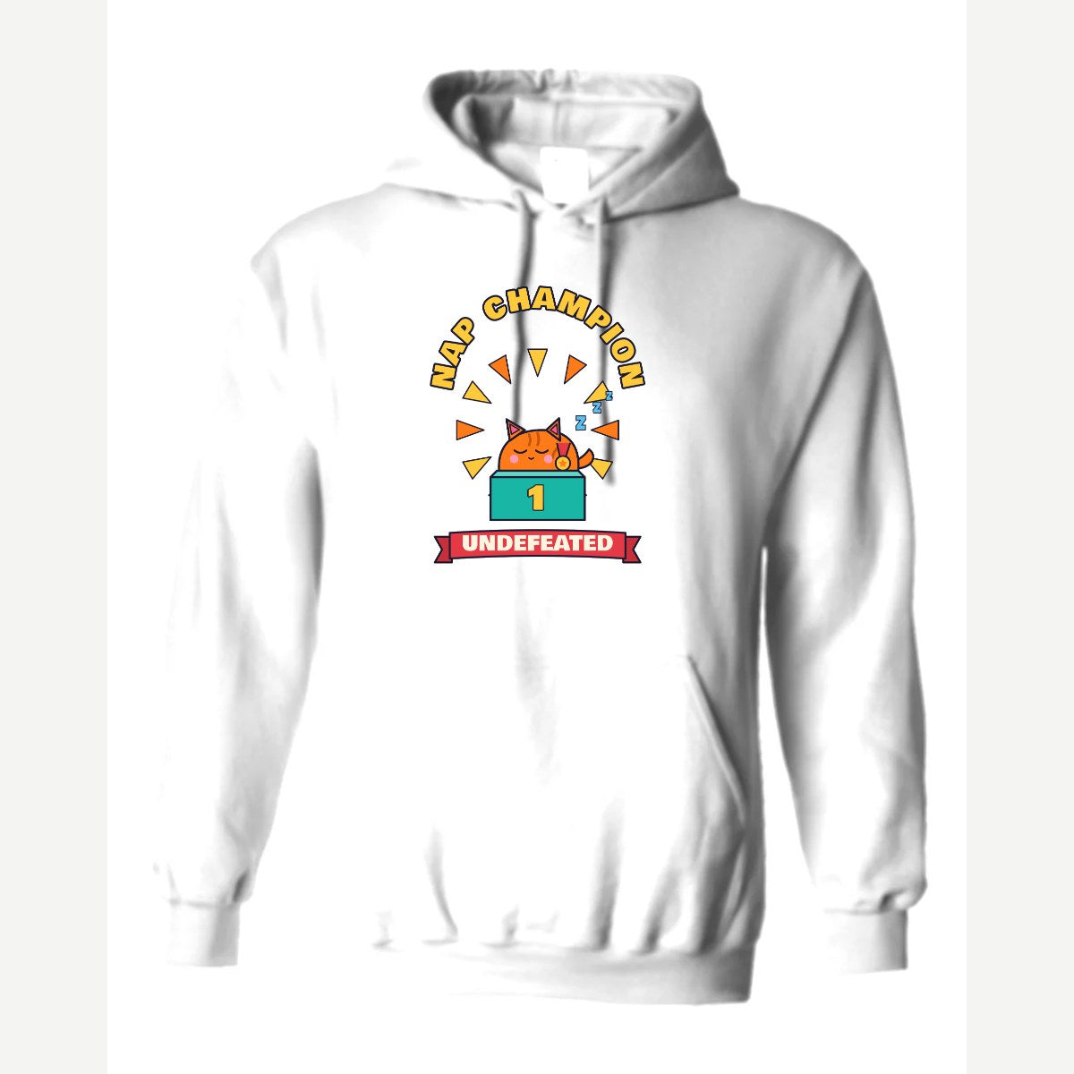 Nap Champion — Hoodie / White