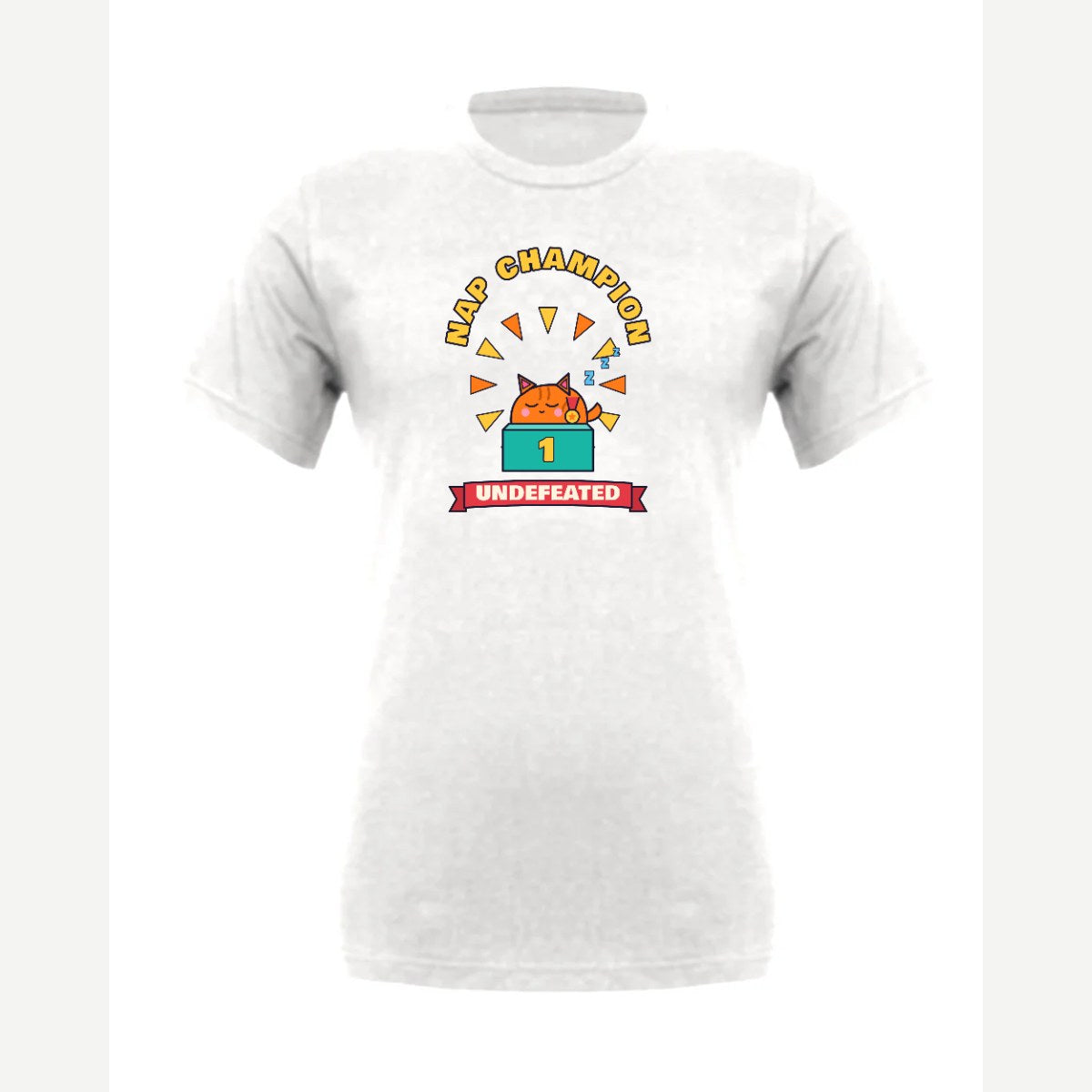 Nap Champion — Premium Tee / White
