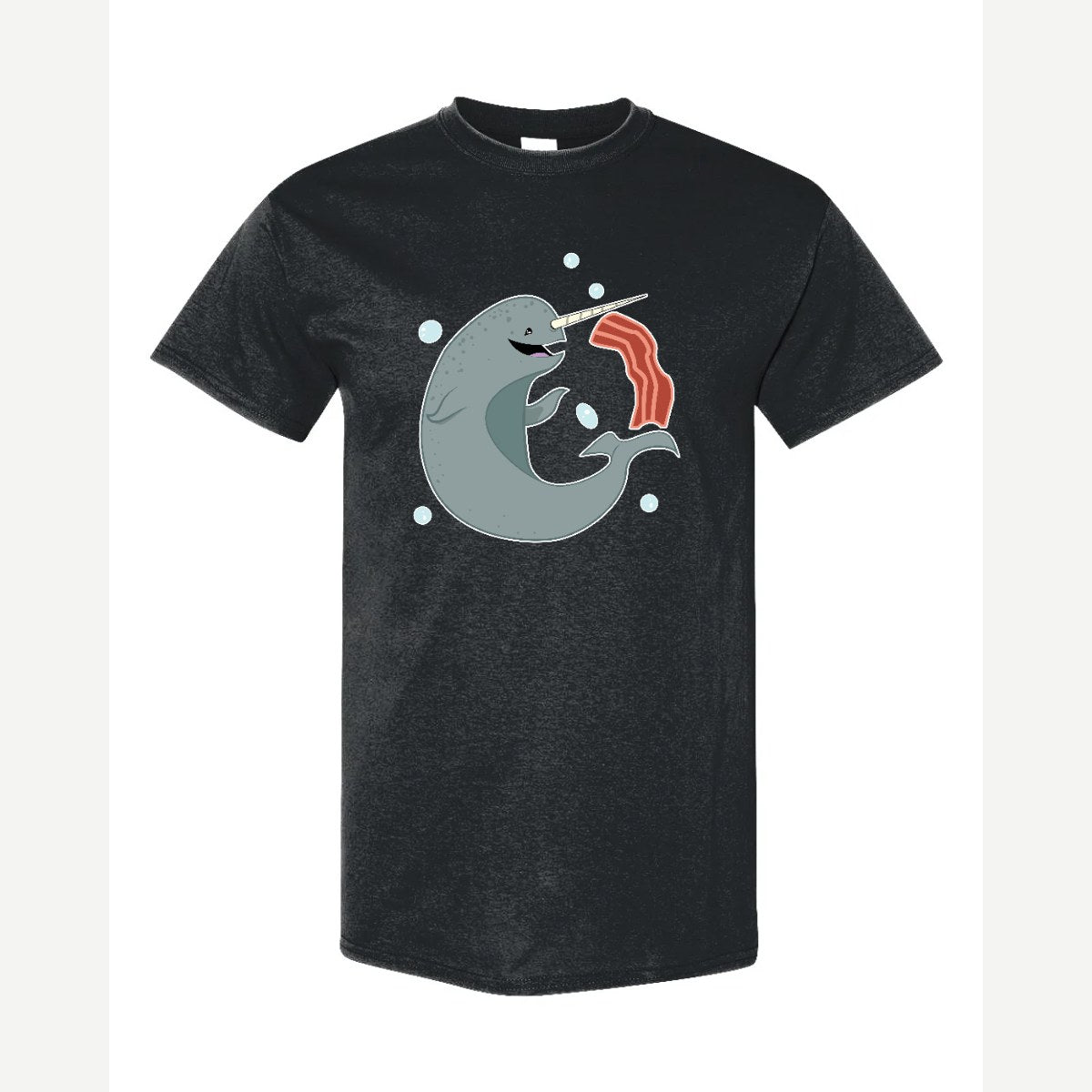 Narwhals and Bacon at Midnight — Classic Tee / Black