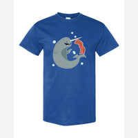 Narwhals and Bacon at Midnight — Classic Tee / Royal
