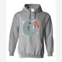 Narwhals and Bacon at Midnight — Hoodie / Sport Grey