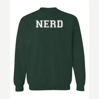 Nerd — Crewneck Sweatshirt / Forest Green