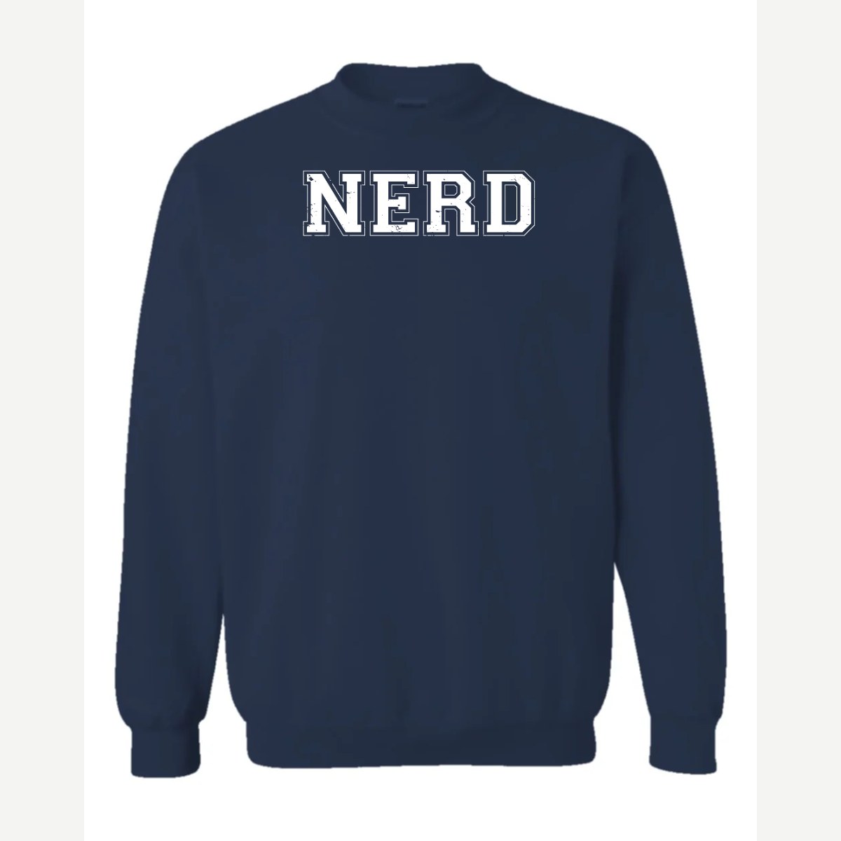 Nerd — Crewneck Sweatshirt / Navy