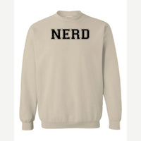 Nerd — Crewneck Sweatshirt / Sand
