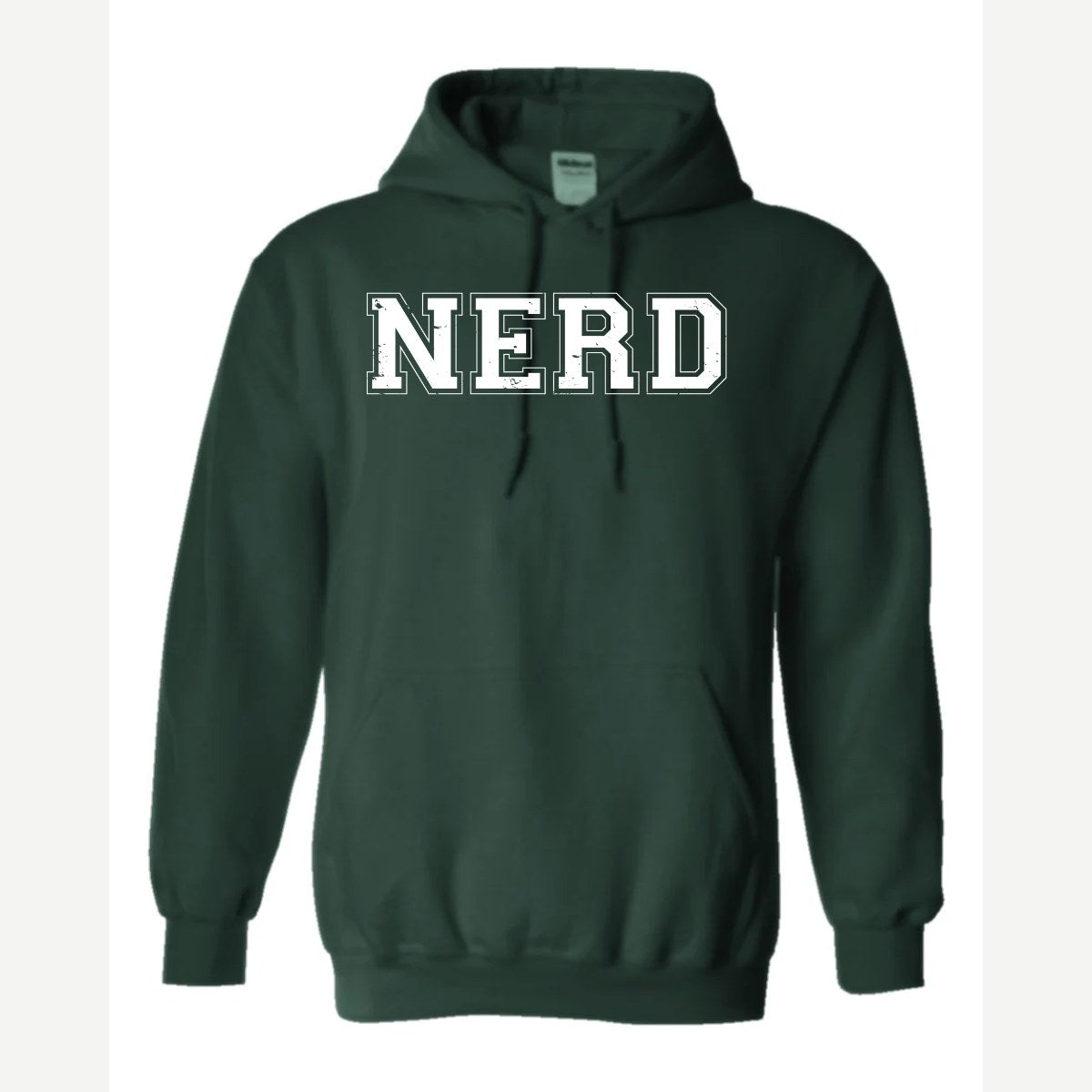 Nerd — Hoodie / Forest Green