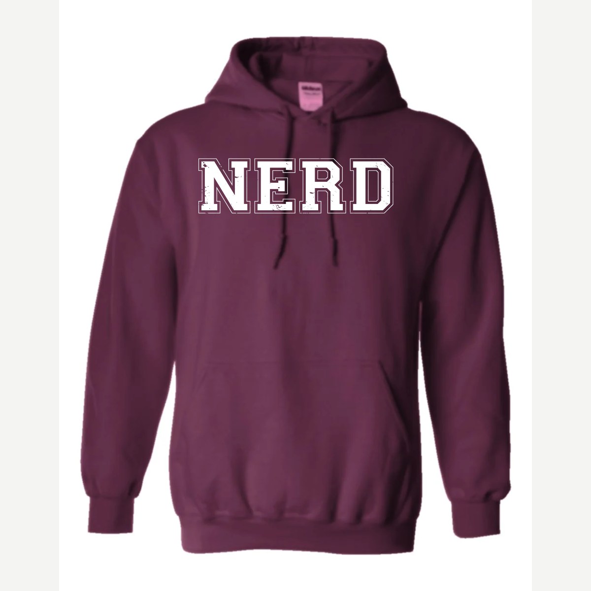 Nerd — Hoodie / Maroon