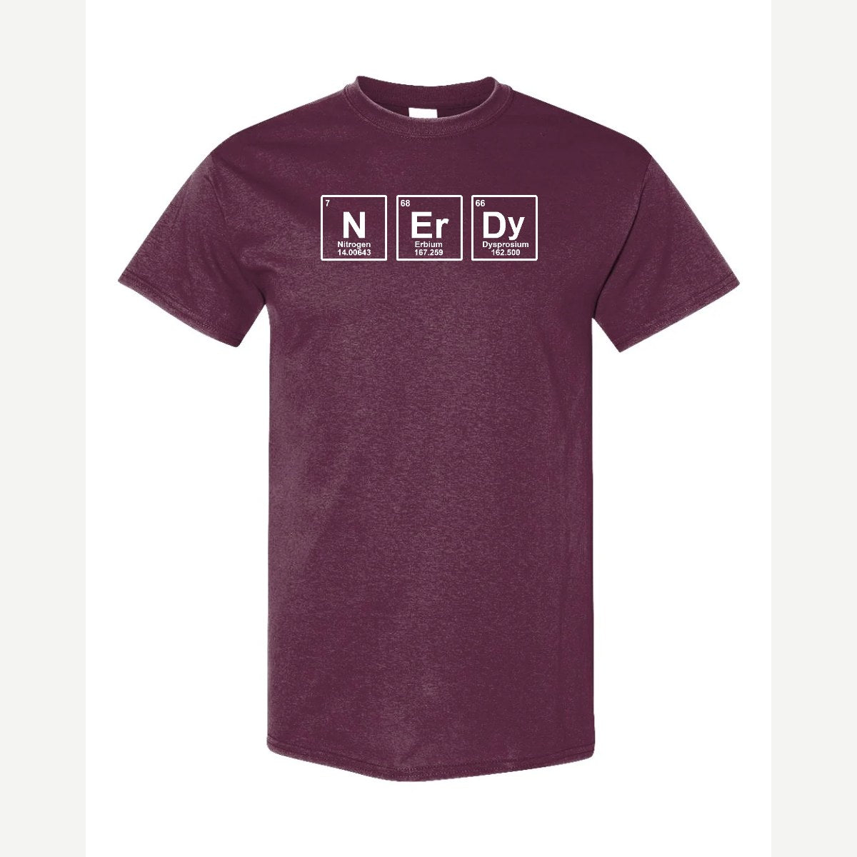 Nerdy Element — Classic Tee / Maroon