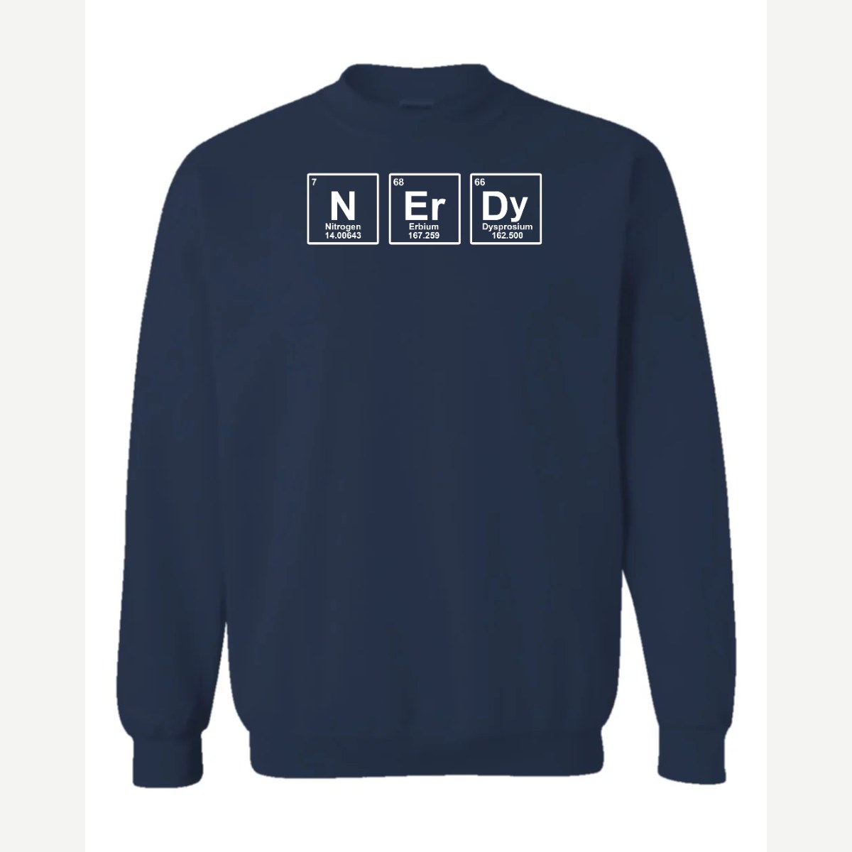 Nerdy Element — Crewneck Sweatshirt / Navy