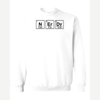 Nerdy Element — Crewneck Sweatshirt / White