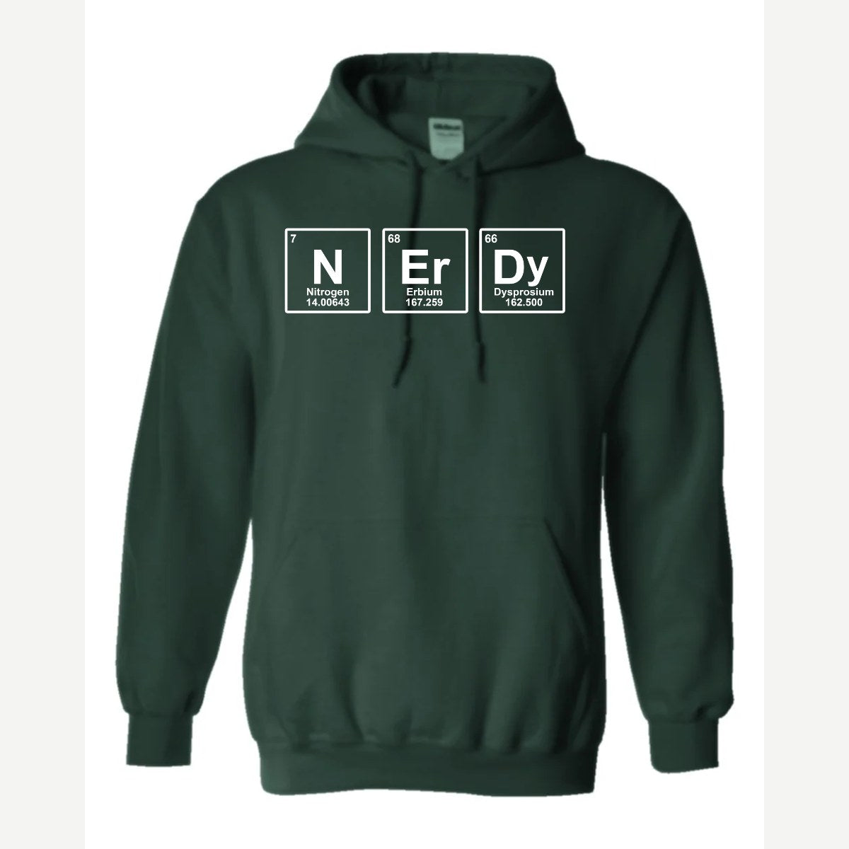 Nerdy Element — Hoodie / Forest Green