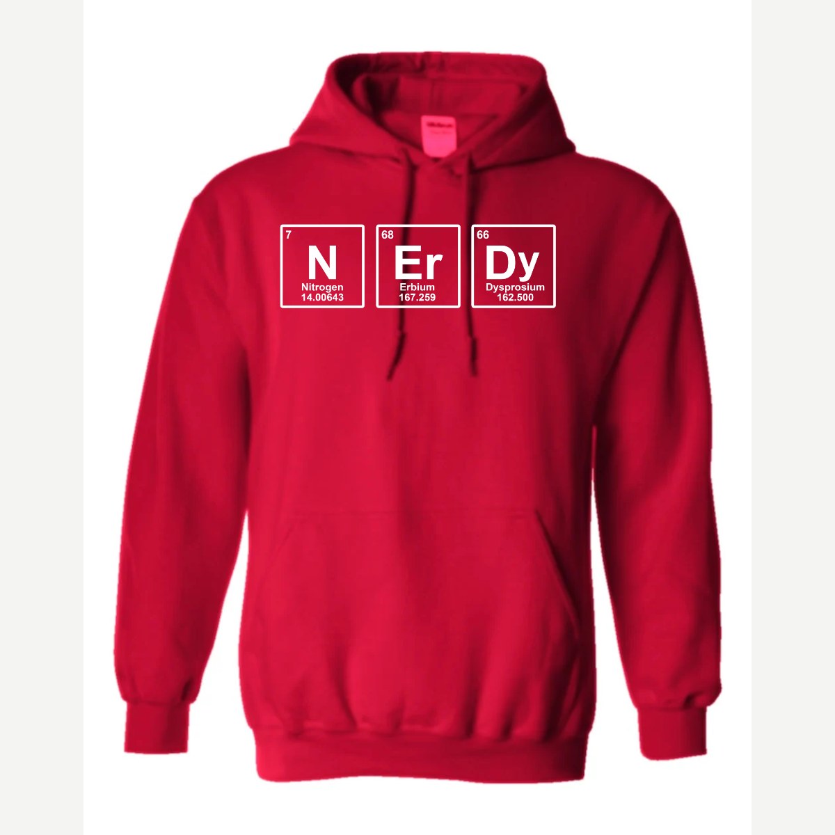 Nerdy Element — Hoodie / Red