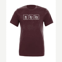 Nerdy Element — Premium Tee / Maroon