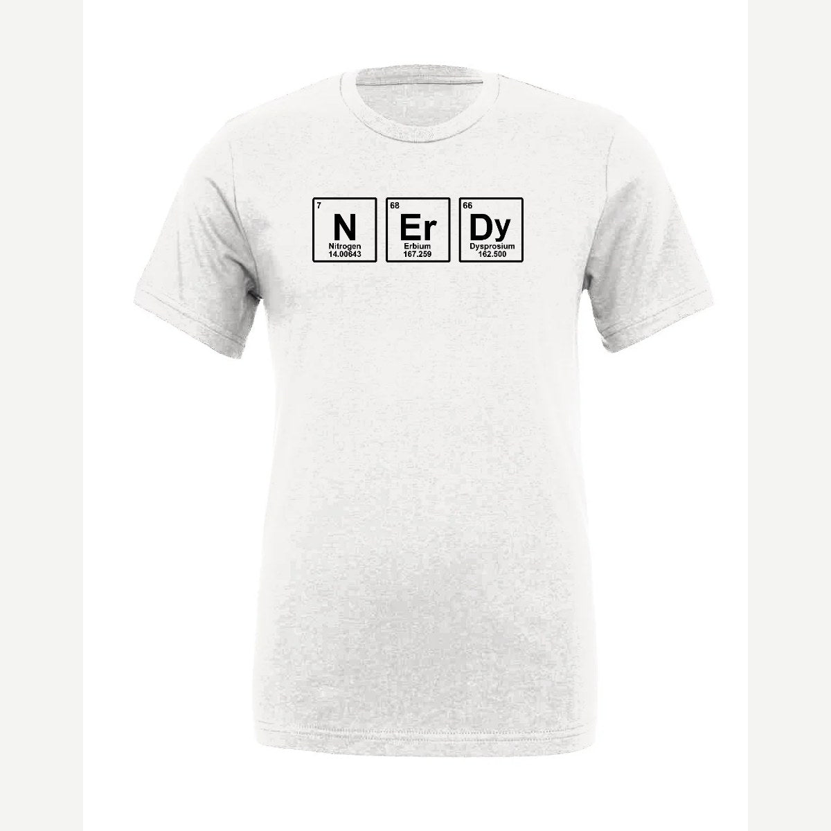 Nerdy Element — Premium Tee / White