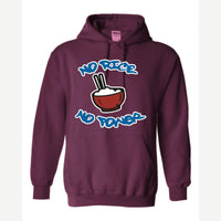 No Rice, No Power — Hoodie / Maroon