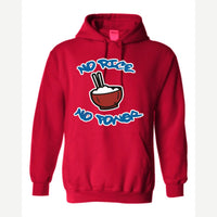 No Rice, No Power — Hoodie / Red