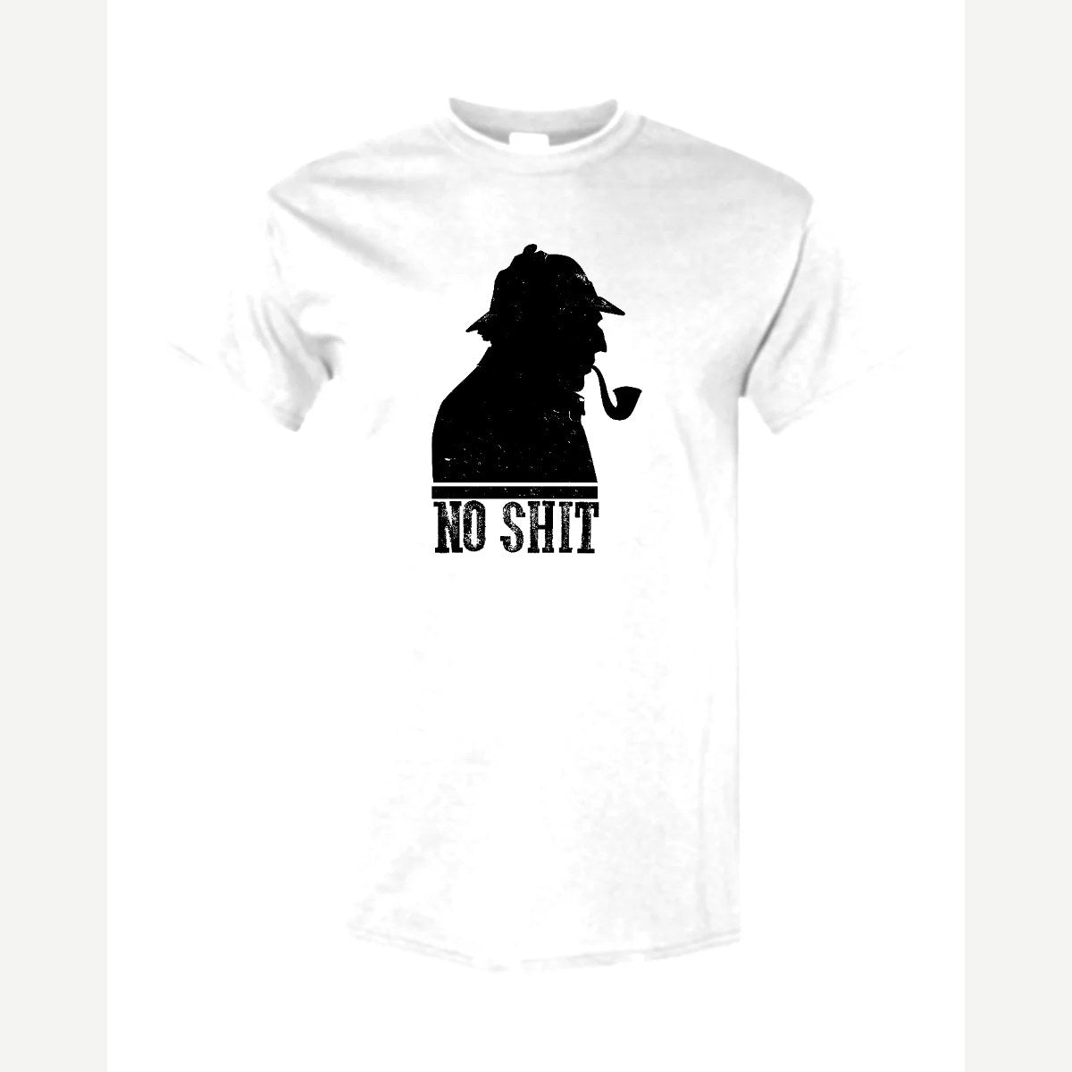 No Sh*t Sherlock — Classic Tee / White