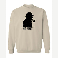 No Sh*t Sherlock — Crewneck Sweatshirt / Sand