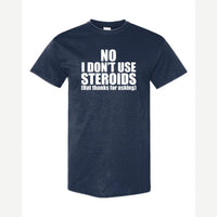 No Steroids — Classic Tee / Navy