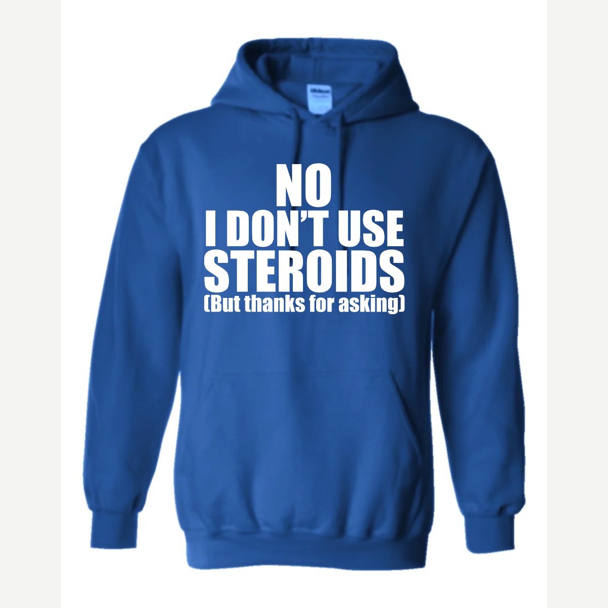 No Steroids — Hoodie / Royal