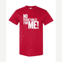 No Veggies — Classic Tee / Red