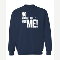 No Veggies — Crewneck Sweatshirt / Navy