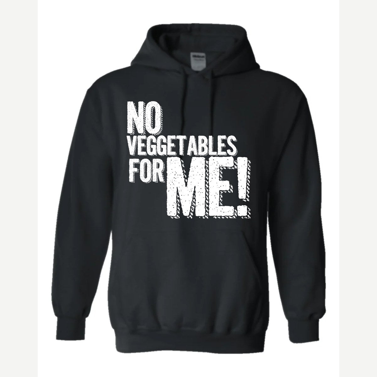 No Veggies — Hoodie / Black