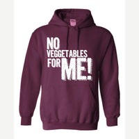 No Veggies — Hoodie / Maroon