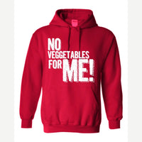 No Veggies — Hoodie / Red