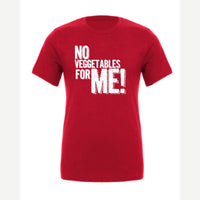 No Veggies — Premium Tee / Red