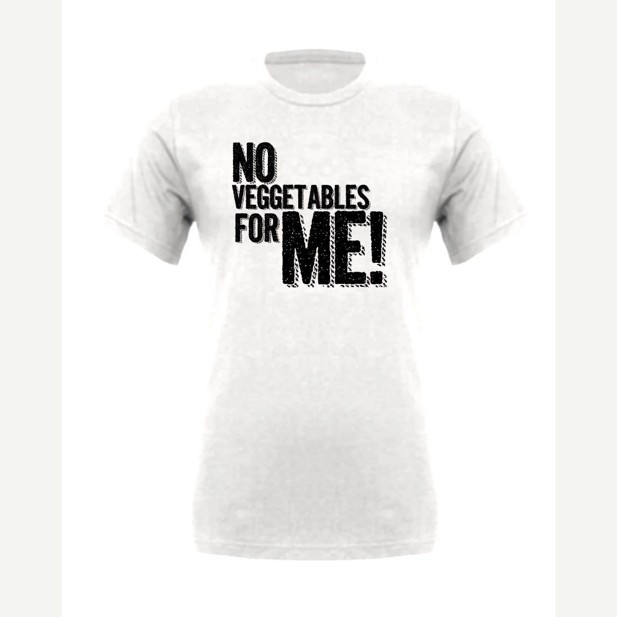 No Veggies — Premium Tee / White