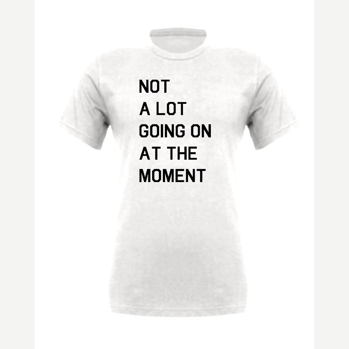 Not a Lot Going On at the Moment — Premium Tee / White