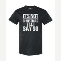 Not Christmas — Classic Tee / Black