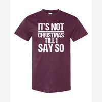 Not Christmas — Classic Tee / Maroon