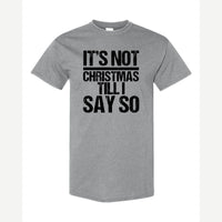 Not Christmas — Classic Tee / Sport Grey