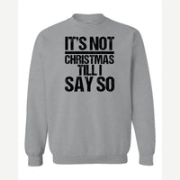 Not Christmas — Crewneck Sweatshirt / Sport Grey