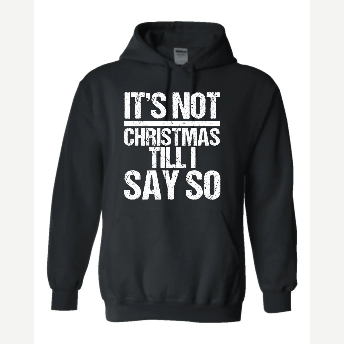 Not Christmas — Hoodie / Black